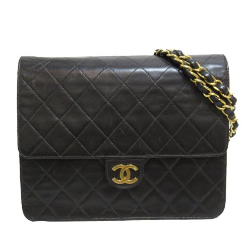 Chanel CC Quilted Lambskin Single Flap
