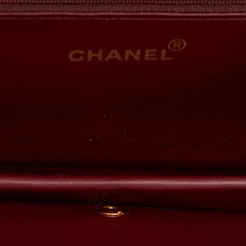 Chanel CC Timeless Lambskin Leather Crossbody Bag