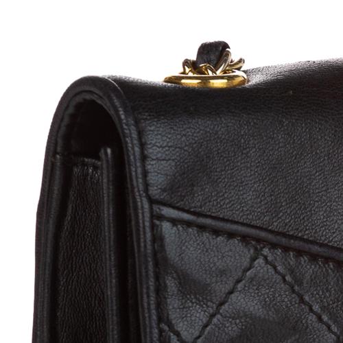 Chanel CC Timeless Lambskin Leather Shoulder Bag