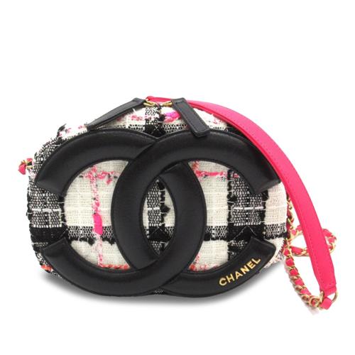 Chanel CC Tweed Camera Bag