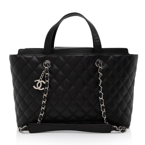 Chanel Calfskin CC Large Shopping Tote, Chanel Handbags