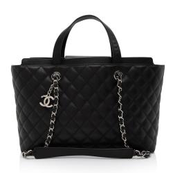 Chanel Calfskin CC Large Shopping Tote
