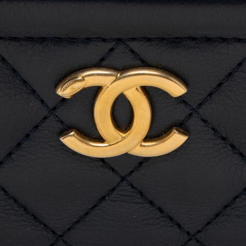 Chanel Calfskin CC Small Vanity Case