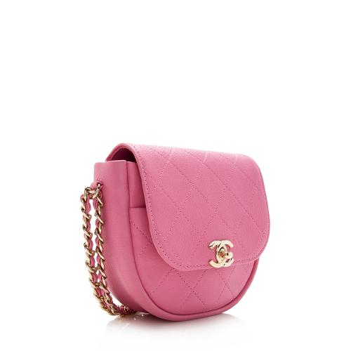 Chanel Calfskin Casual Trip Flap Messenger Bag