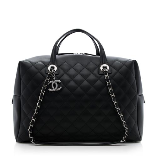 Chanel Calfskin Large Bowling Bag