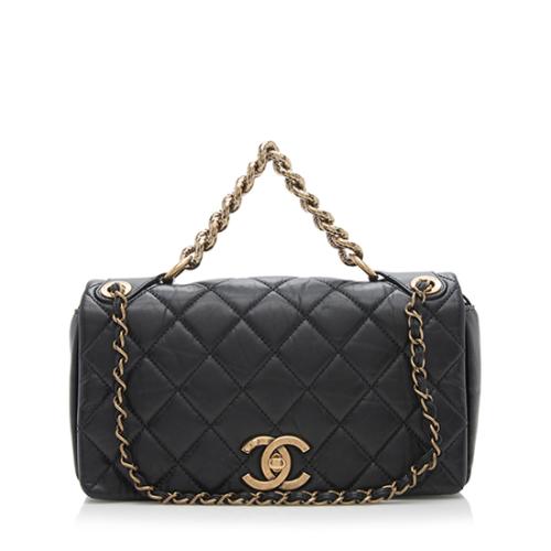 Chanel Calfskin Pondichery Small Flap Bag