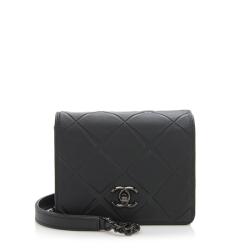 Chanel Calfskin Propeller Mini Flap Shoulder Bag