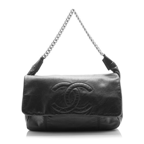 Chanel Calfskin Rodeo Flap Shoulder Bag