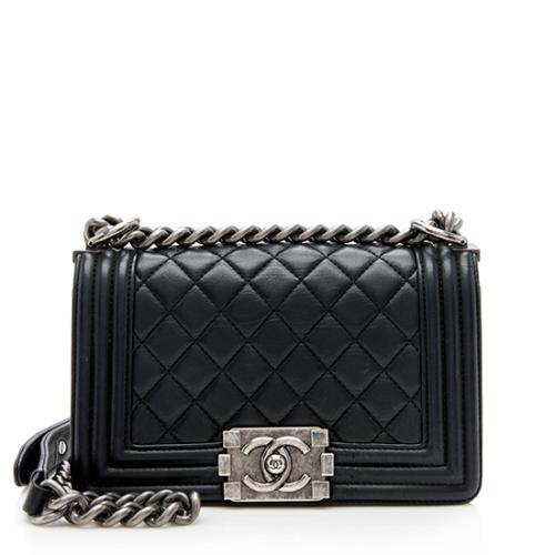 Chanel Calfskin Small Boy Bag