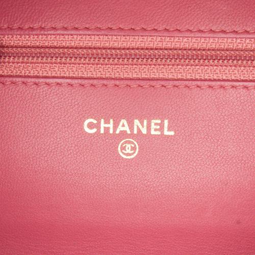 Chanel Camellia Wallet On Chain