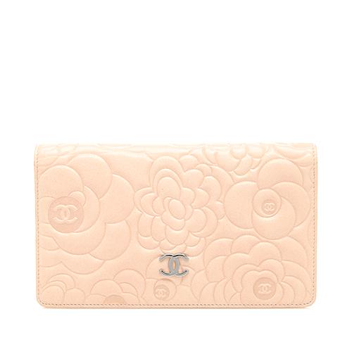 Chanel Camellia Long Wallet