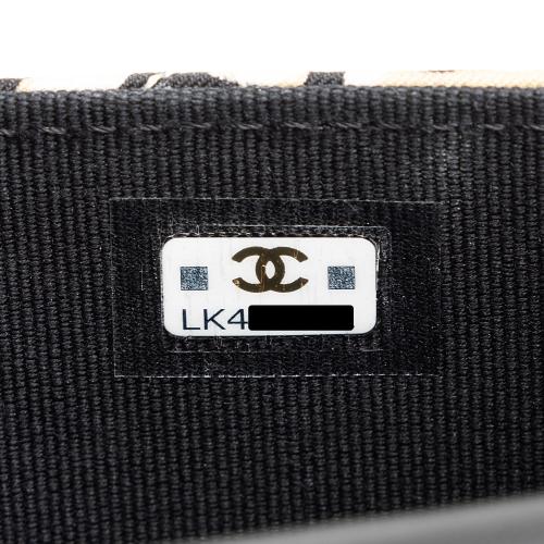 Chanel Canvas Check CC Flap Mini Wallet on Chain