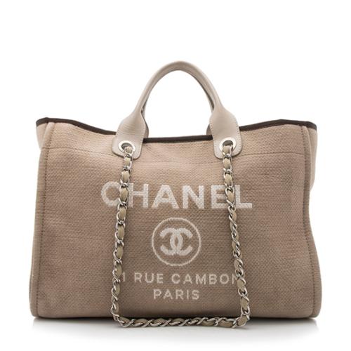 Chanel Canvas Deauville Medium Tote