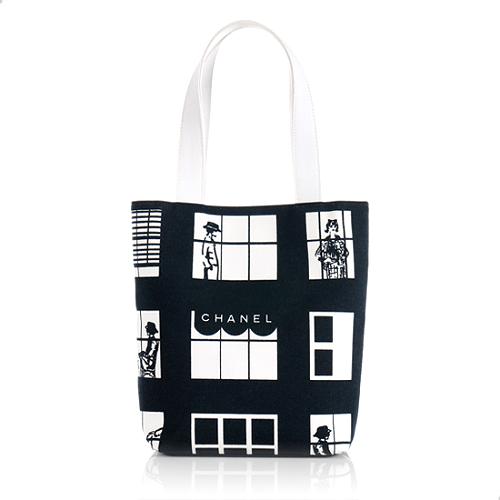 Chanel Canvas Printed Tote