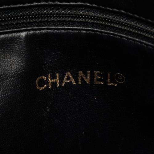 Chanel Caviar Front Pocket Chain Tote