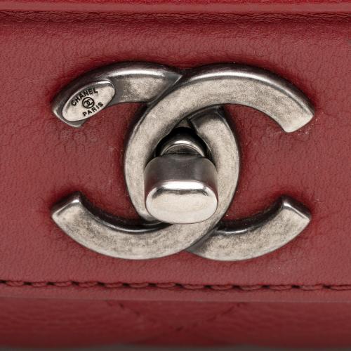 Chanel Caviar Leather All About Flap Large Shoulder Bag 