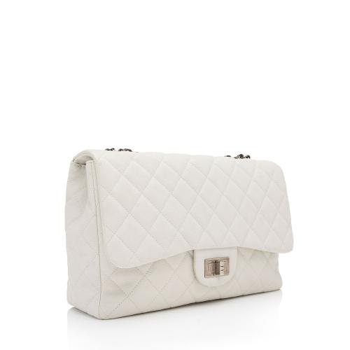 CHANEL White Large Adjustable Chain Flap Bag – JDEX Styles