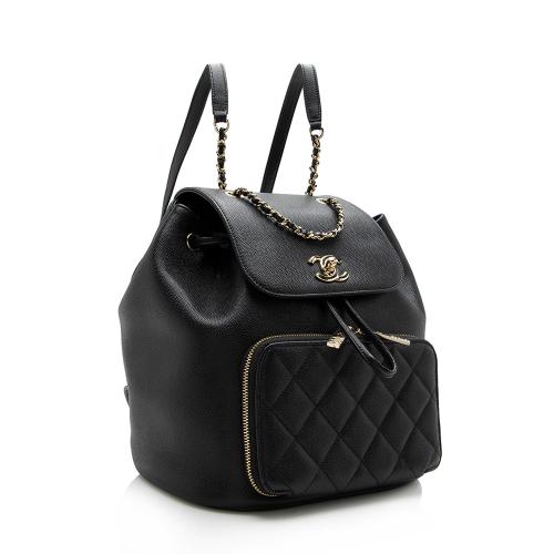 Chanel Caviar Leather Business Affinity Backpack