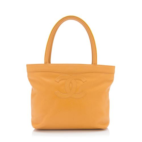 Chanel Caviar Leather CC Classic Shopping Tote