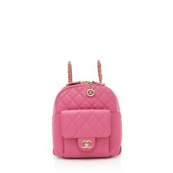 Chanel Caviar Leather CC Day Small Backpack