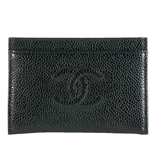 Chanel Caviar Leather Card Holder Wallet