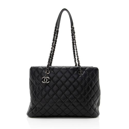 Chanel Caviar Leather City Shopping Tote