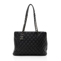Chanel Caviar Leather City Shopping Tote