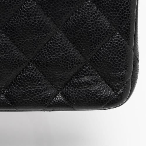 Chanel Caviar Leather Classic Jumbo Double Flap Bag