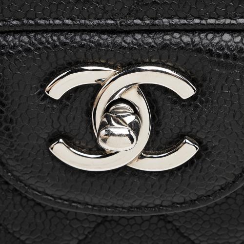 Chanel Caviar Leather Classic Maxi Single Flap Bag