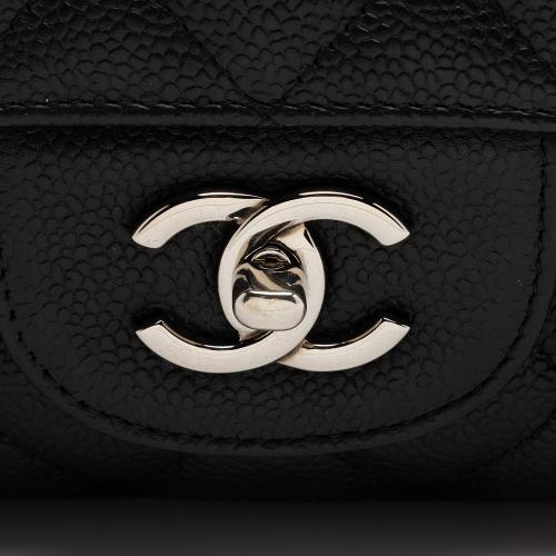 Chanel Caviar Leather Classic Maxi Single Flap Bag
