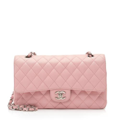 Chanel Caviar Leather Classic Medium Double Flap Bag