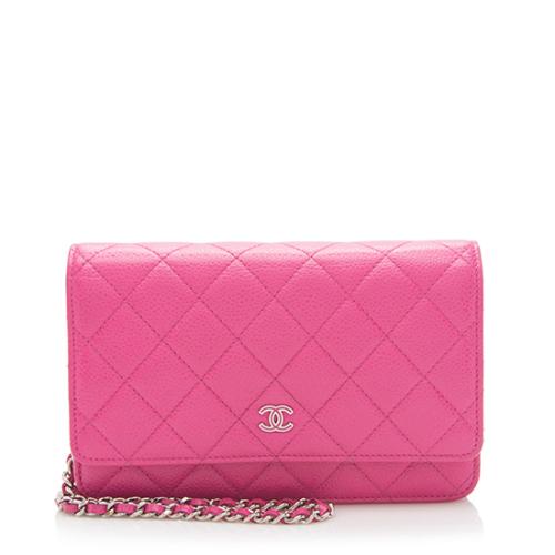 Chanel Caviar Leather Classic Wallet on Chain - FINAL SALE