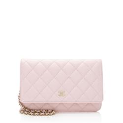 Chanel Caviar Leather Classic Wallet on Chain