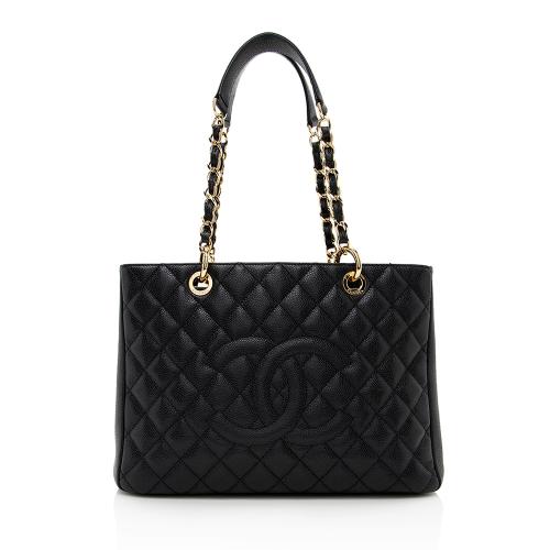 Chanel Caviar Leather Grand Shopping Tote