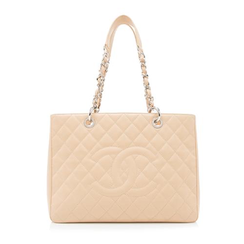 Chanel Caviar Leather Grand Shopping Tote