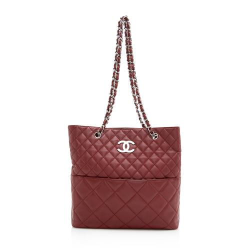 Chanel Caviar Leather In The Business North South Tote