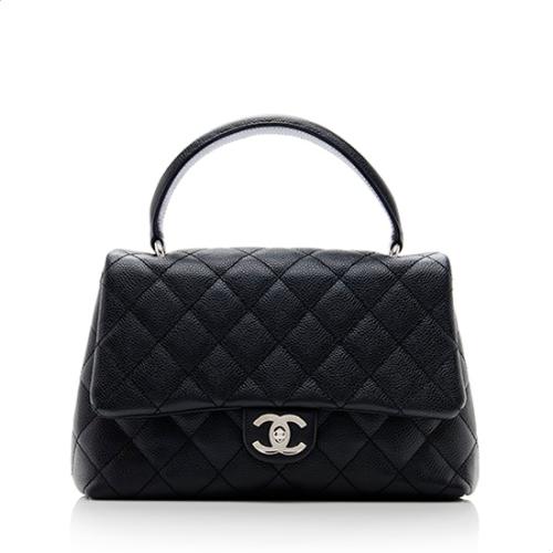 Chanel Caviar Leather Kelly Small Satchel