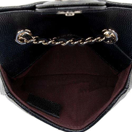 Chanel Caviar Leather Mini Chain Belt Bag