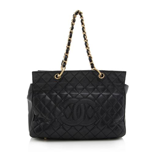 Chanel Caviar Leather Petite Timeless Tote