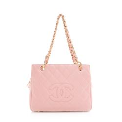Chanel Caviar Leather Petite Timeless Tote