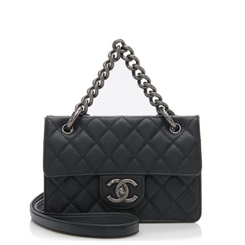 Chanel Caviar Leather Retro Class Small Flap Bag