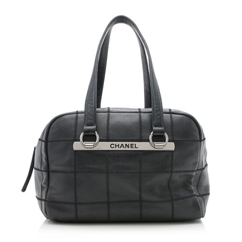 Chanel Caviar Leather Square Quilted Large Shoulder Bag