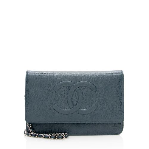 Chanel Caviar Leather Timeless CC Wallet on Chain Bag