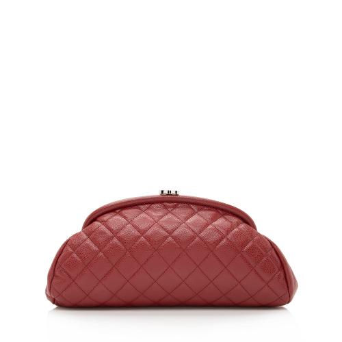 Chanel Caviar Leather Timeless Clutch