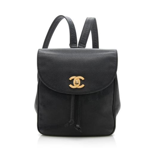 coco chanel backpack caviar
