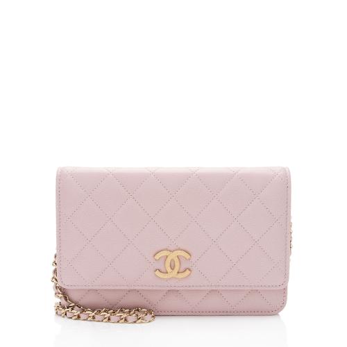 Chanel Caviar Leather Wallet On Chain Bag