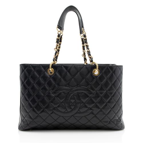 Chanel Caviar Leather XL Grand Shopping Tote