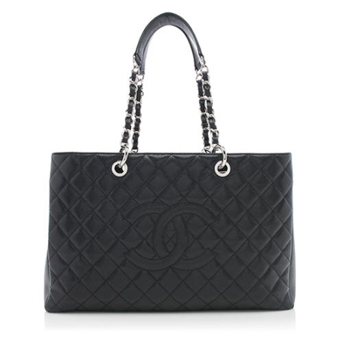 Chanel Caviar Leather XL Grand Shopping Tote