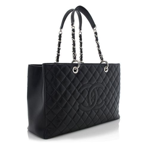 Chanel Caviar Leather XL Grand Shopping Tote