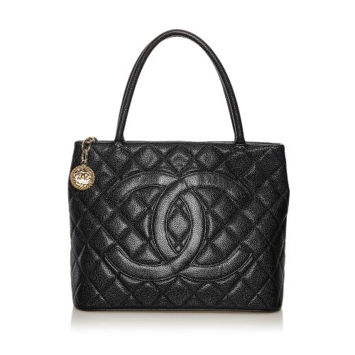 Chanel Caviar Medallion Tote Bag